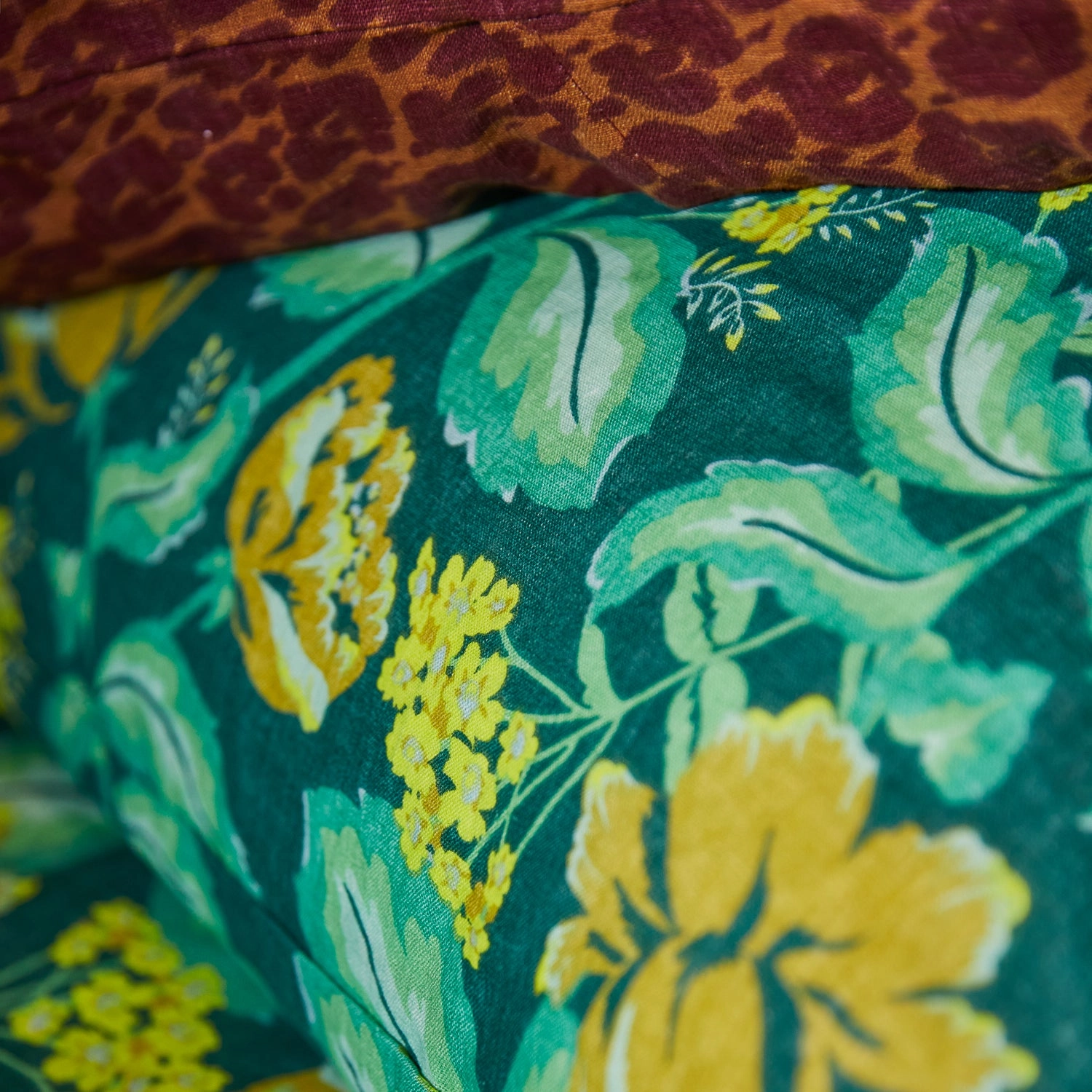 Margot Linen Pillowcase Set - Forest