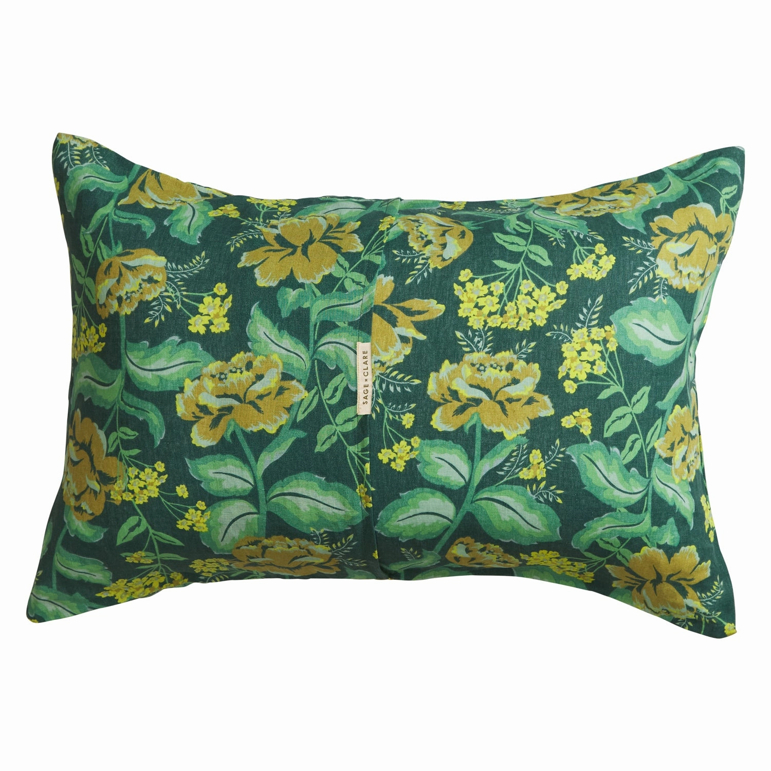 Margot Linen Pillowcase Set - Forest