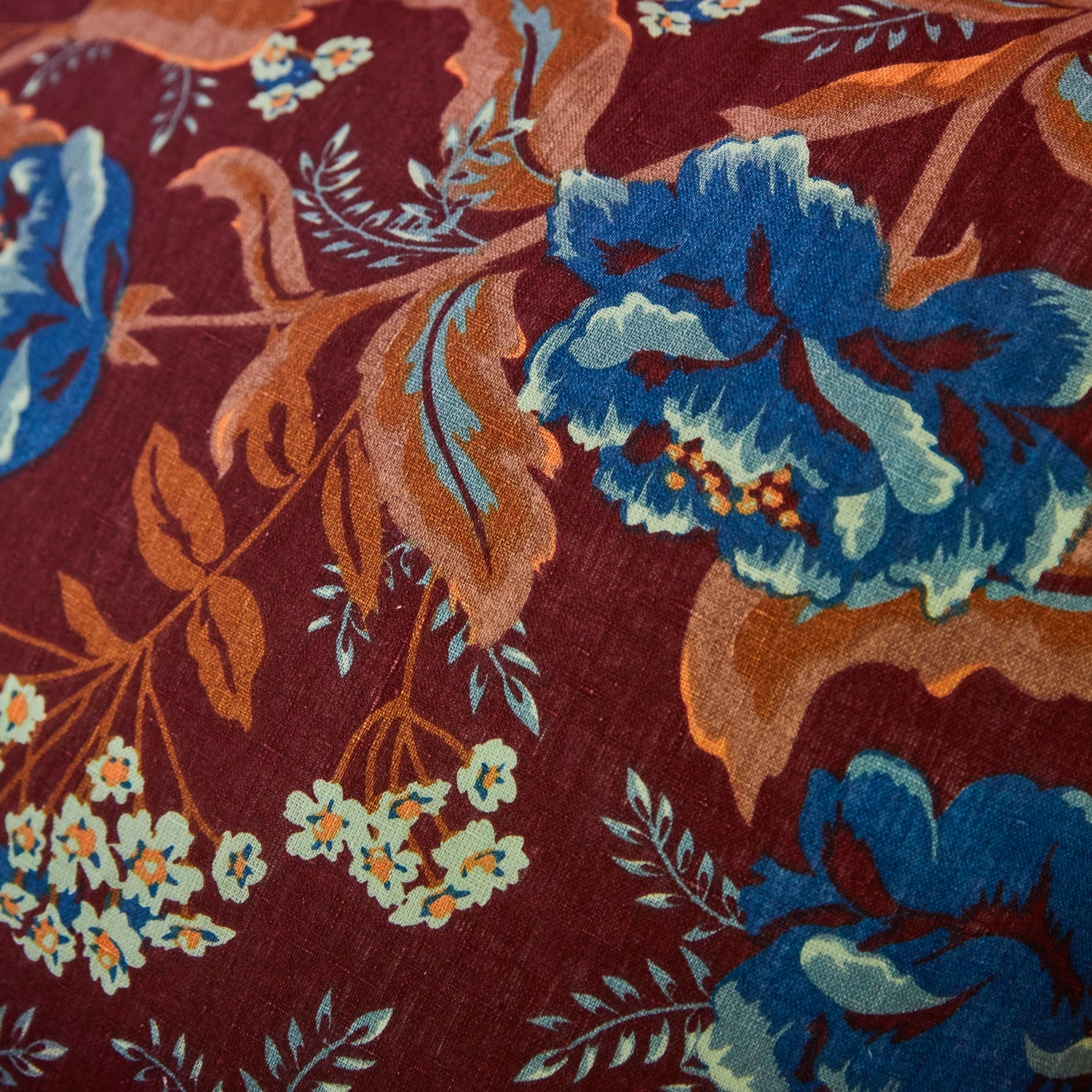 Margot Linen Pillowcase Set - Mahogany