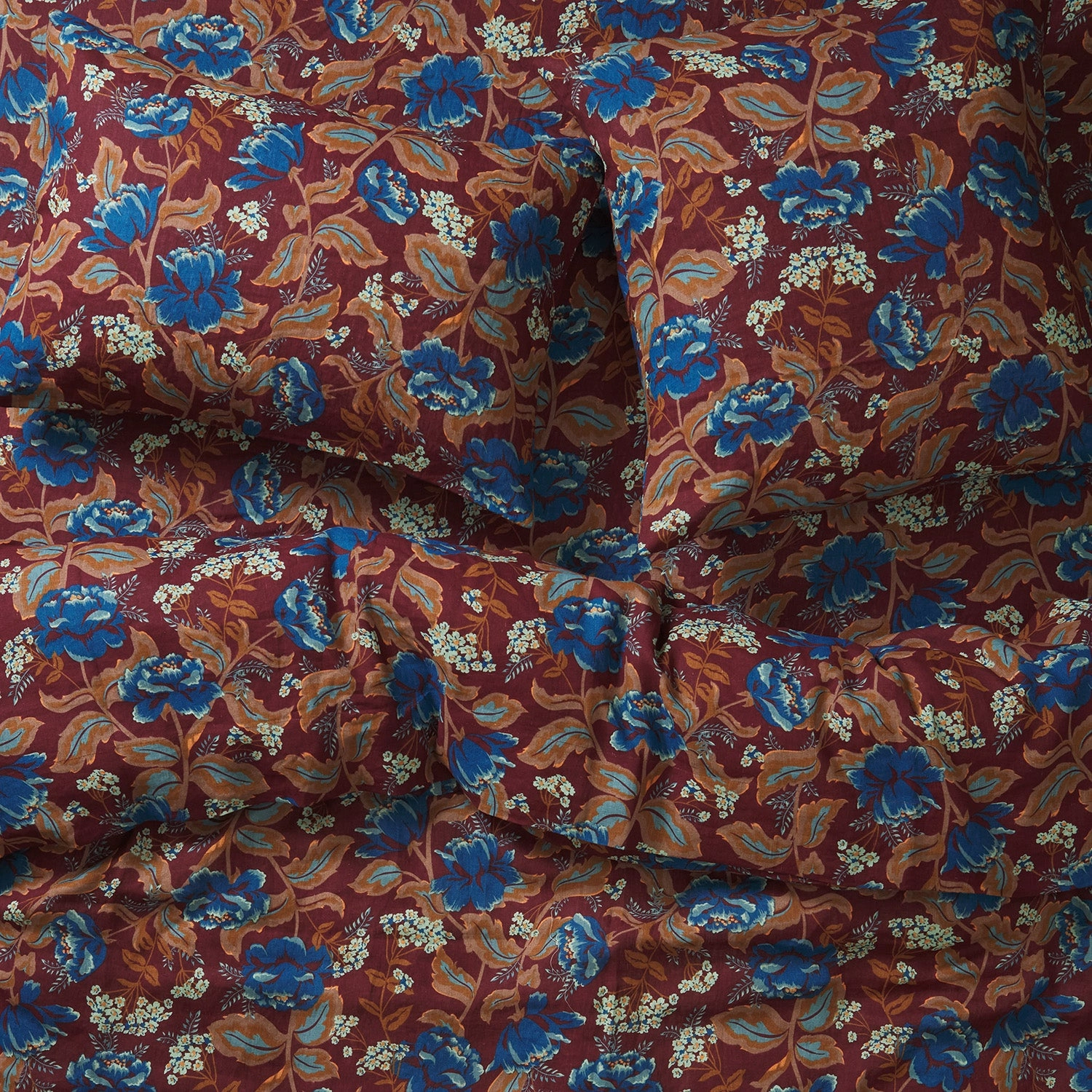 Margot Linen Pillowcase Set - Mahogany