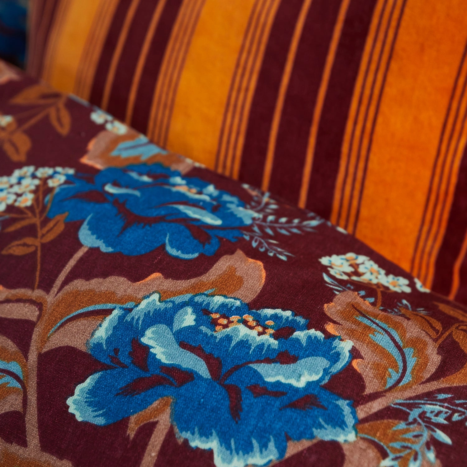 Margot Linen Pillowcase Set - Mahogany