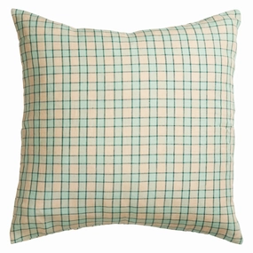 Marquis Linen Euro Pillowcase Set - Jade
