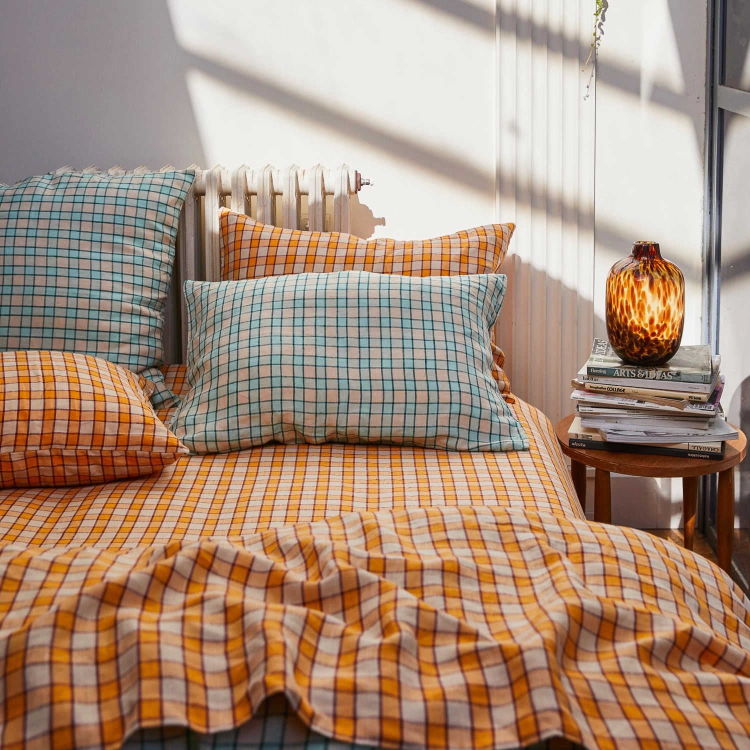 Marquis Linen Pillowcase Set - Jade
