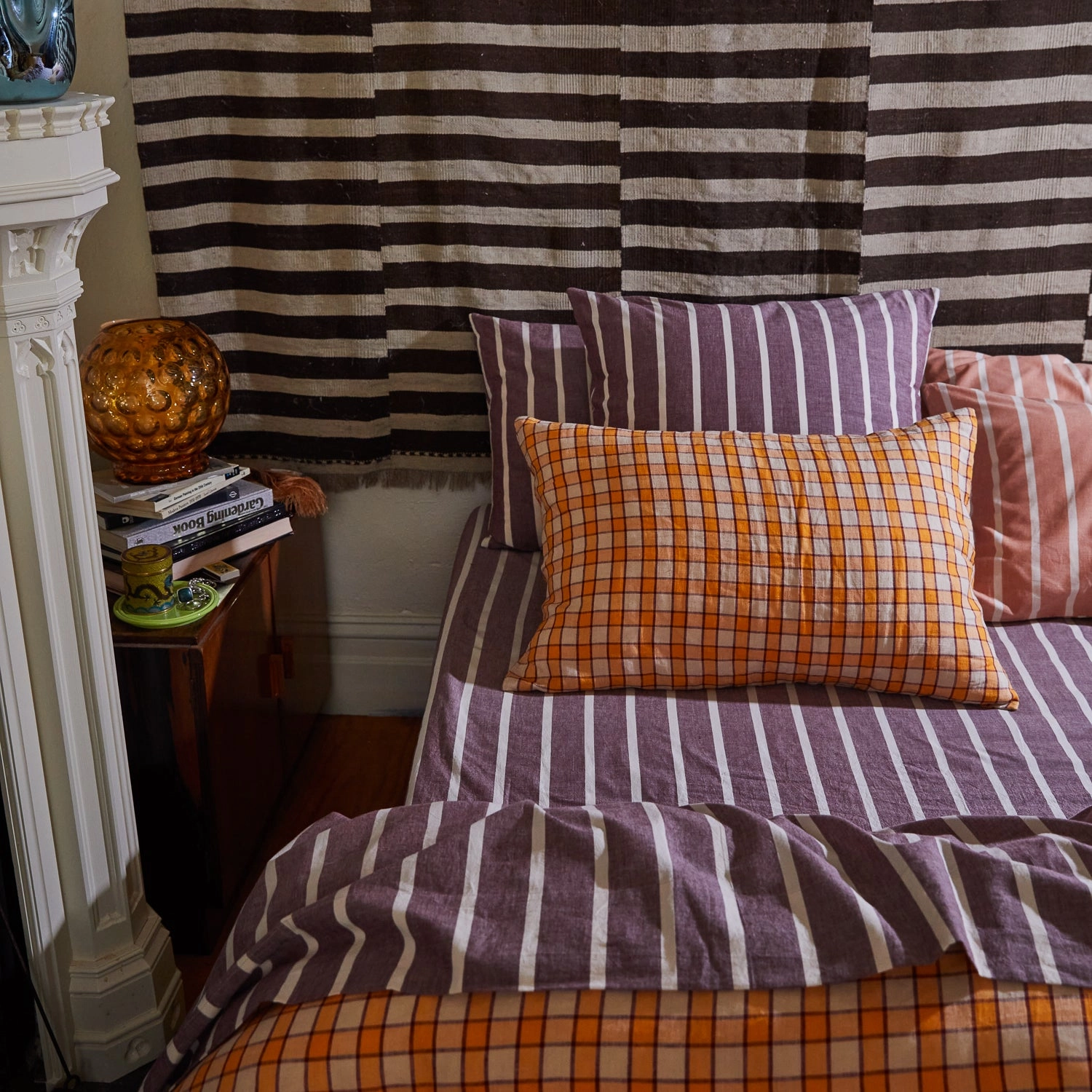 Marquis Linen Pillowcase Set - Kent
