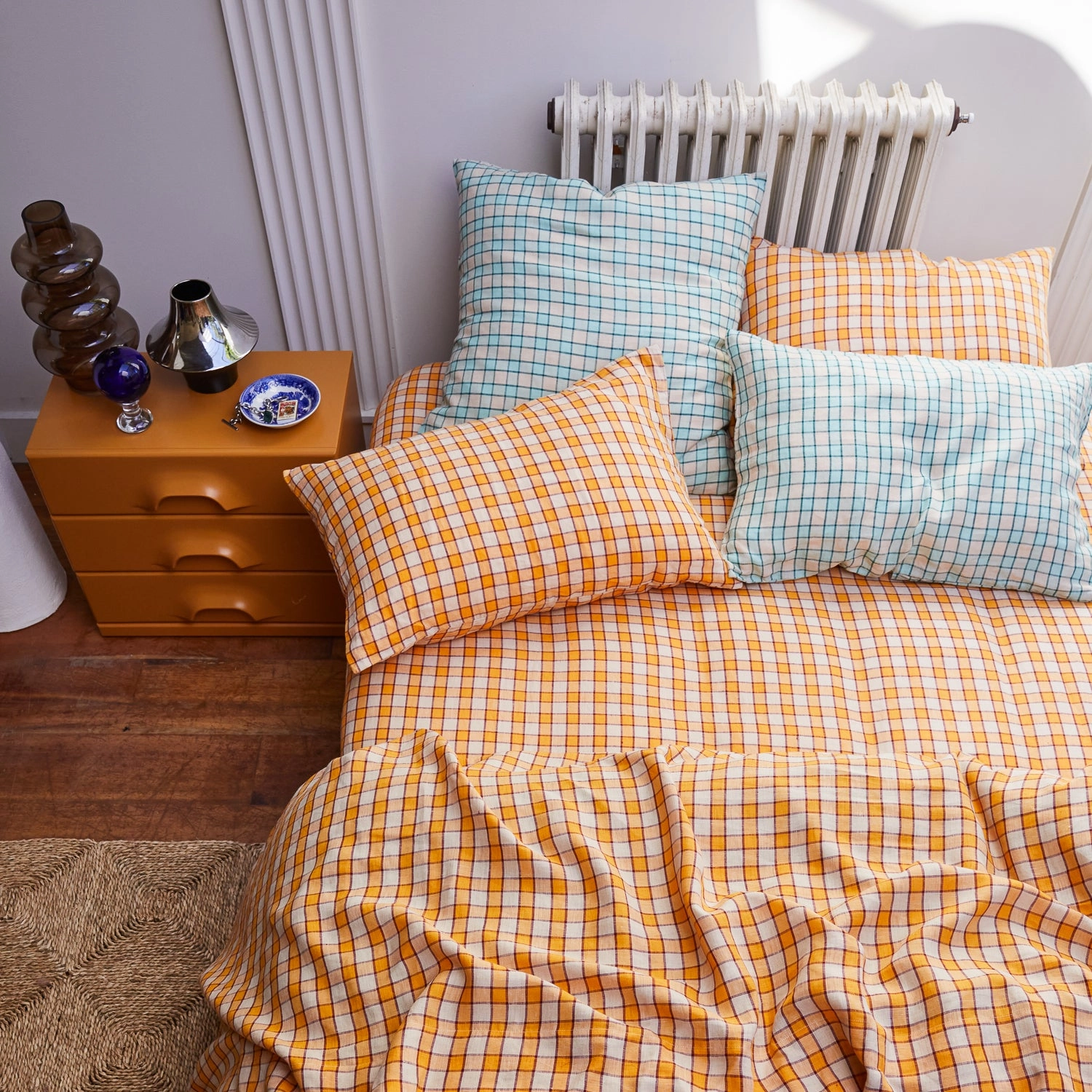 Marquis Linen Pillowcase Set - Kent