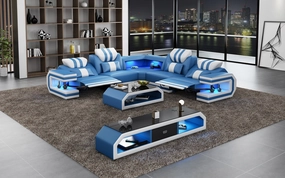 Maximus Modern L Shape Recliner Sectional