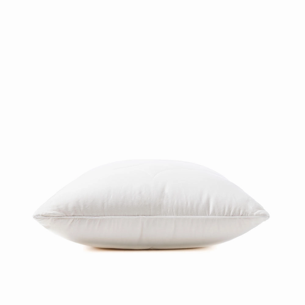 MiniJumbuk Breathe Wool Cotton Quilted Pillow MEDIUM Profile