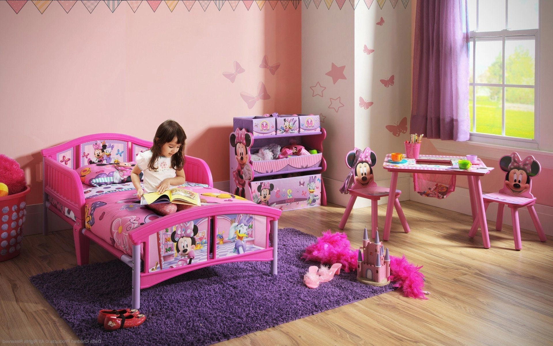 Minnie Mouse Plastic Toddler Bed