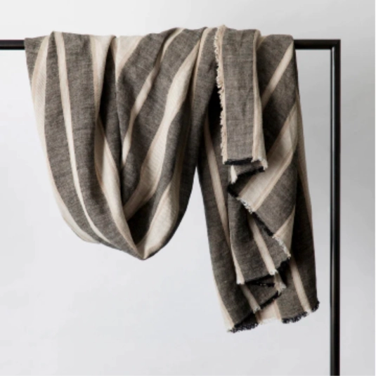 Mira Linen Throw by Cultiver