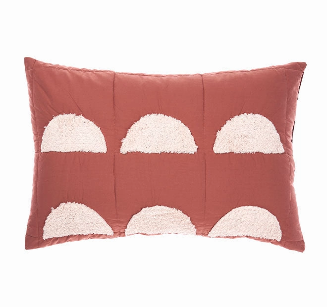 Moonrise Standard Pillowsham Pair Paprika