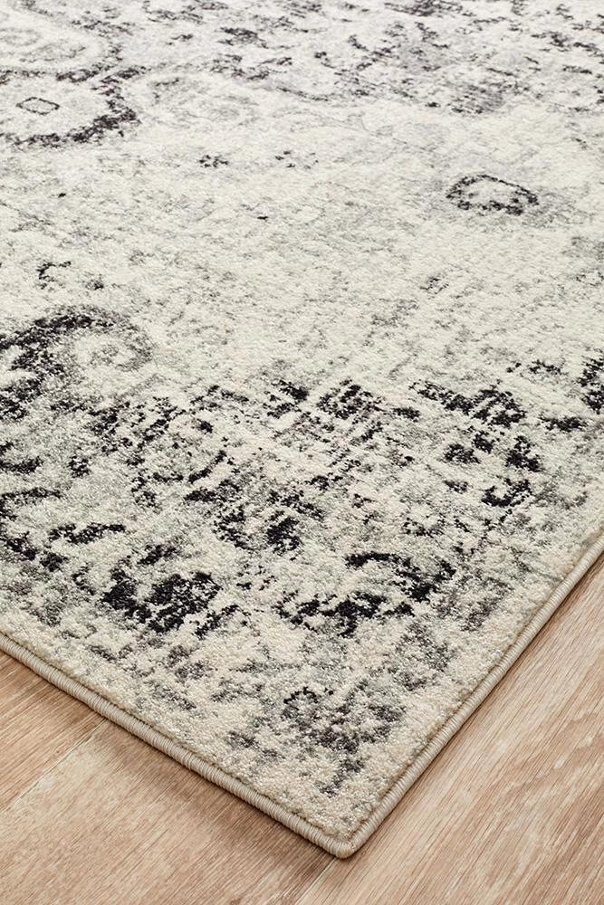 Museum 860 Runner Rug (Charcoal) by Rug Culture