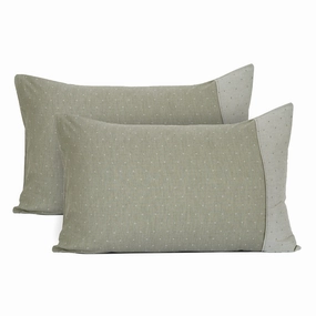 Muted Dot Made With Egyptian Cotton Woven 2PC Pillow Case Set