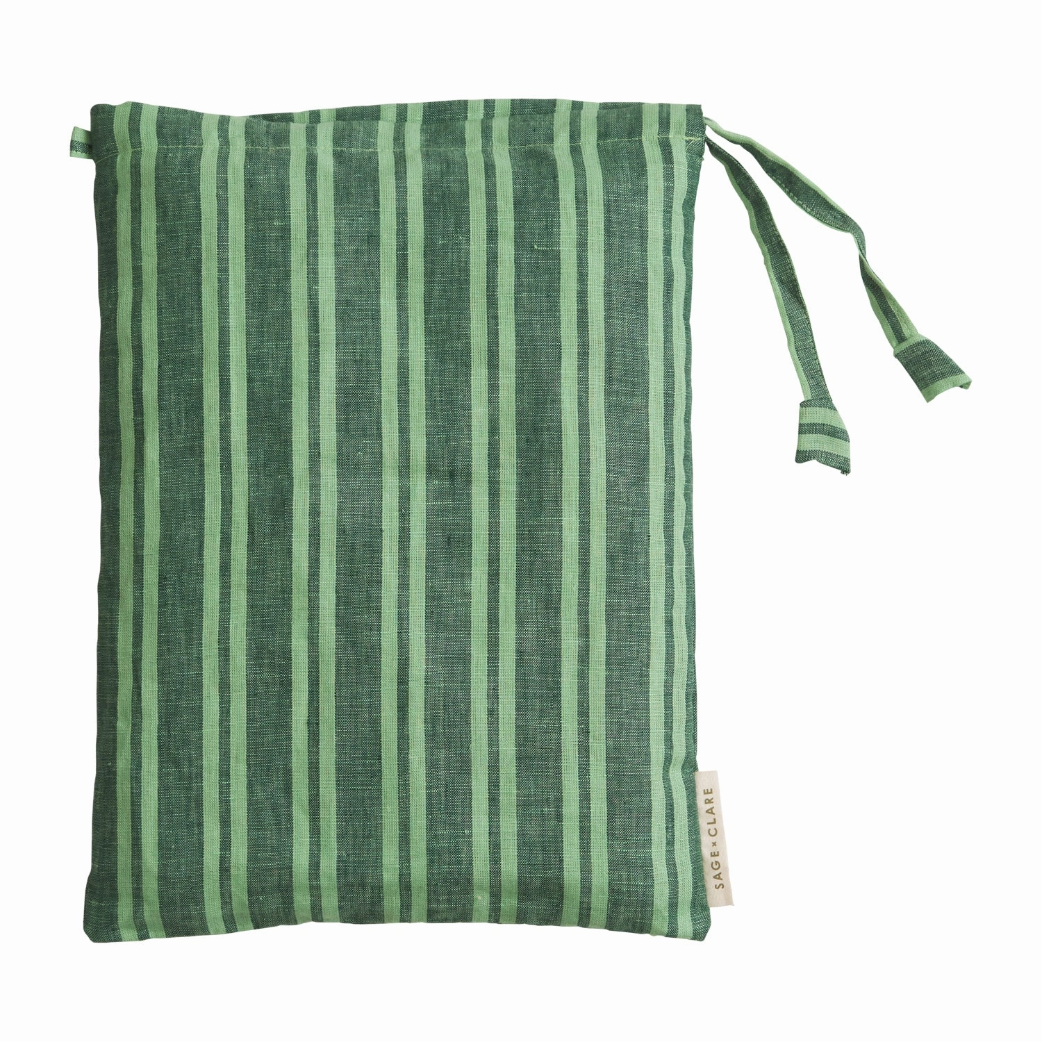 Nadine Linen Pillowcase Set - Forest