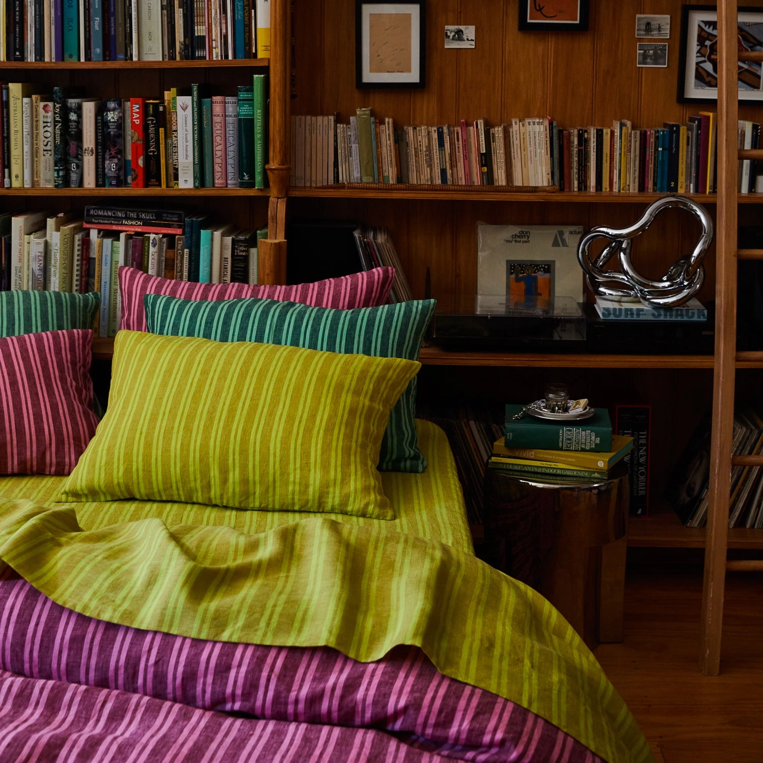 Nadine Linen Pillowcase Set - Olive