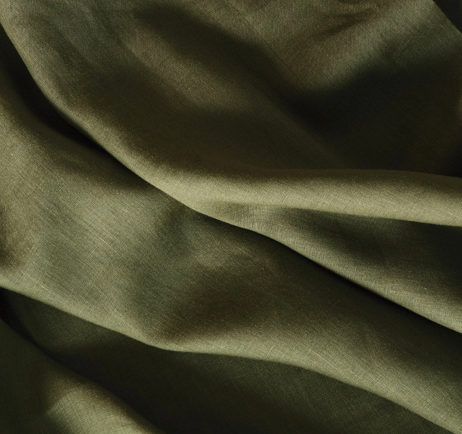 Nimes Linen Mega Sheet Set Range Moss