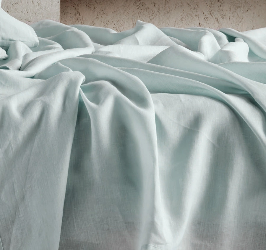 Nimes Linen Mega Sheet Set Range Sky