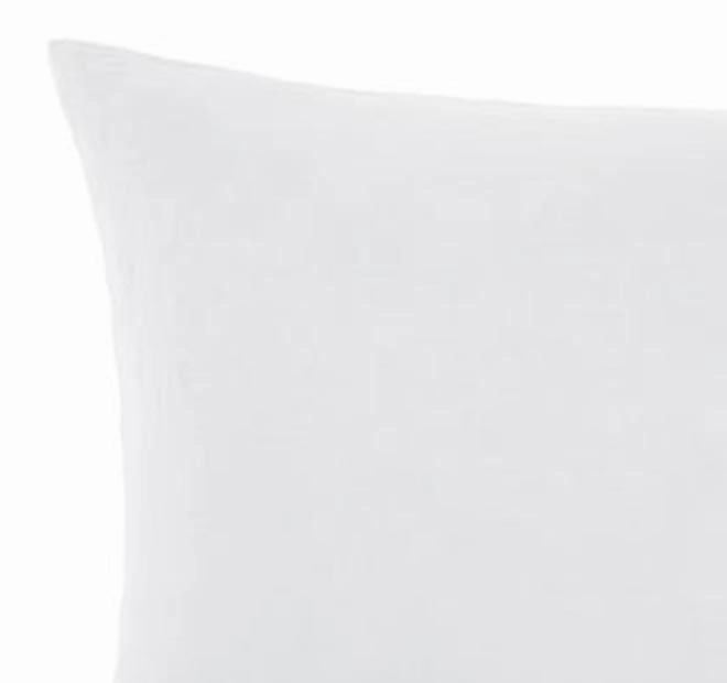 Nimes Linen Standard Pillowcase White