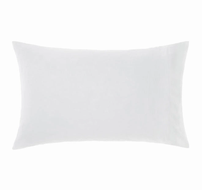 Nimes Linen Standard Pillowcase White