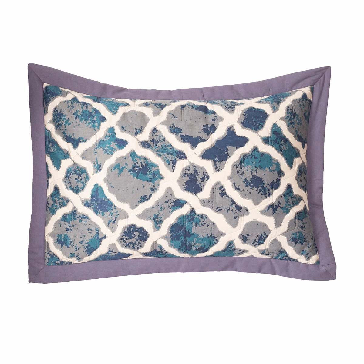 Nouveau Tradition Form Replay Blue Pillow Sham Set