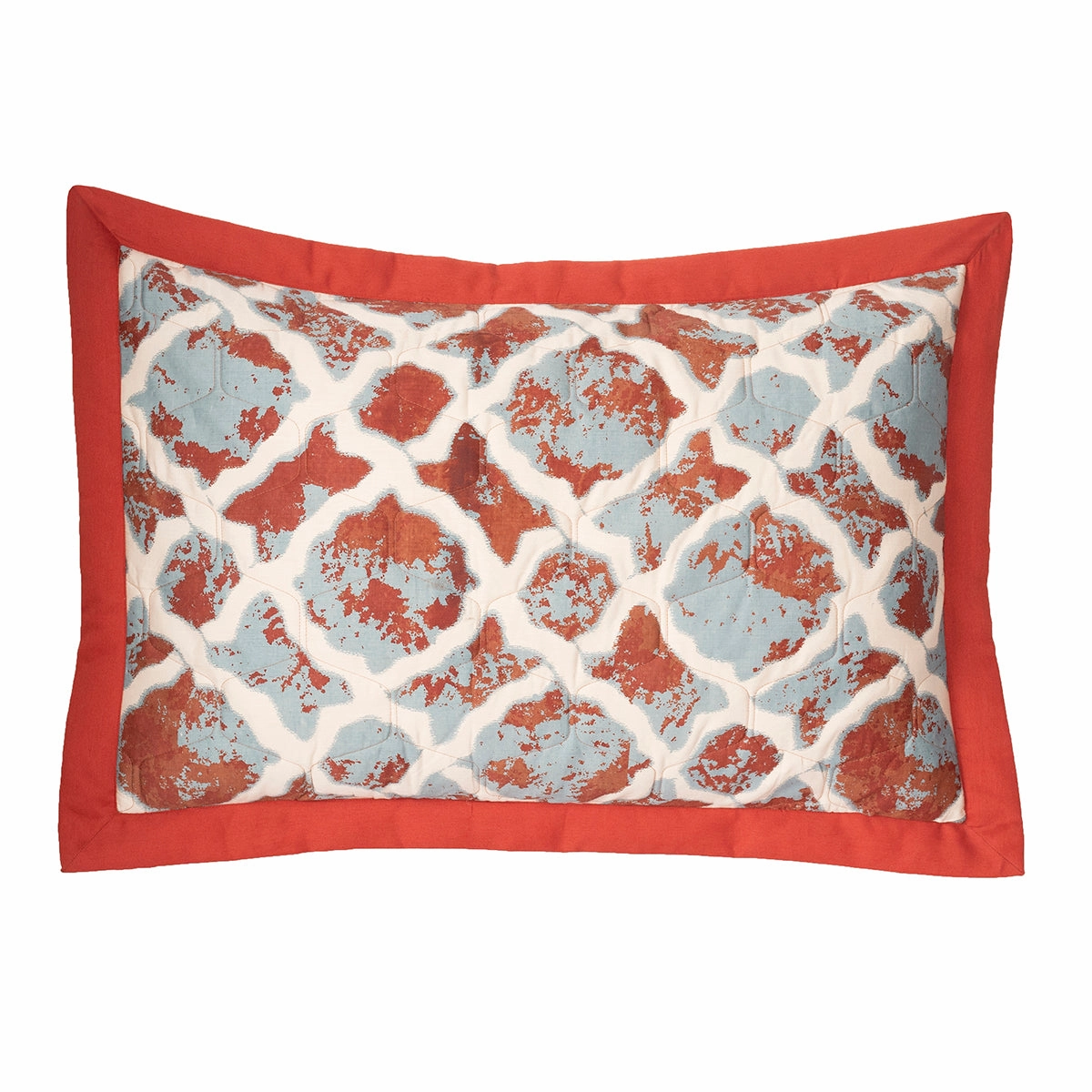 Nouveau Tradition Form Replay Red Pillow Sham Set