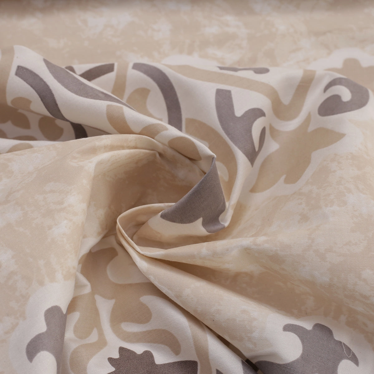 Nouveau Tradition Kaleen Global Neutral Bed Sheet with Pillow Case