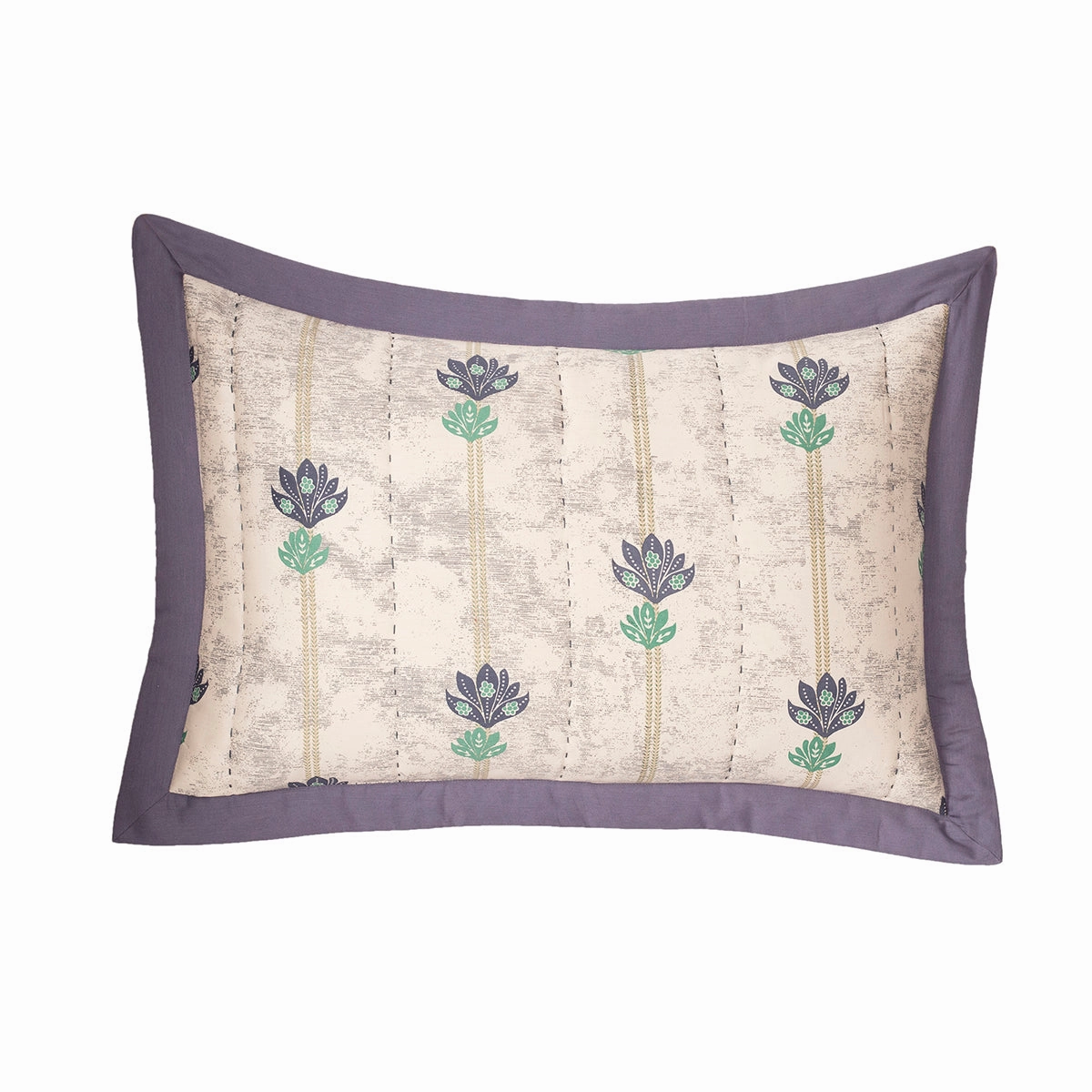 Nouveau Tradition Water Lily Blue Pillow Sham Set