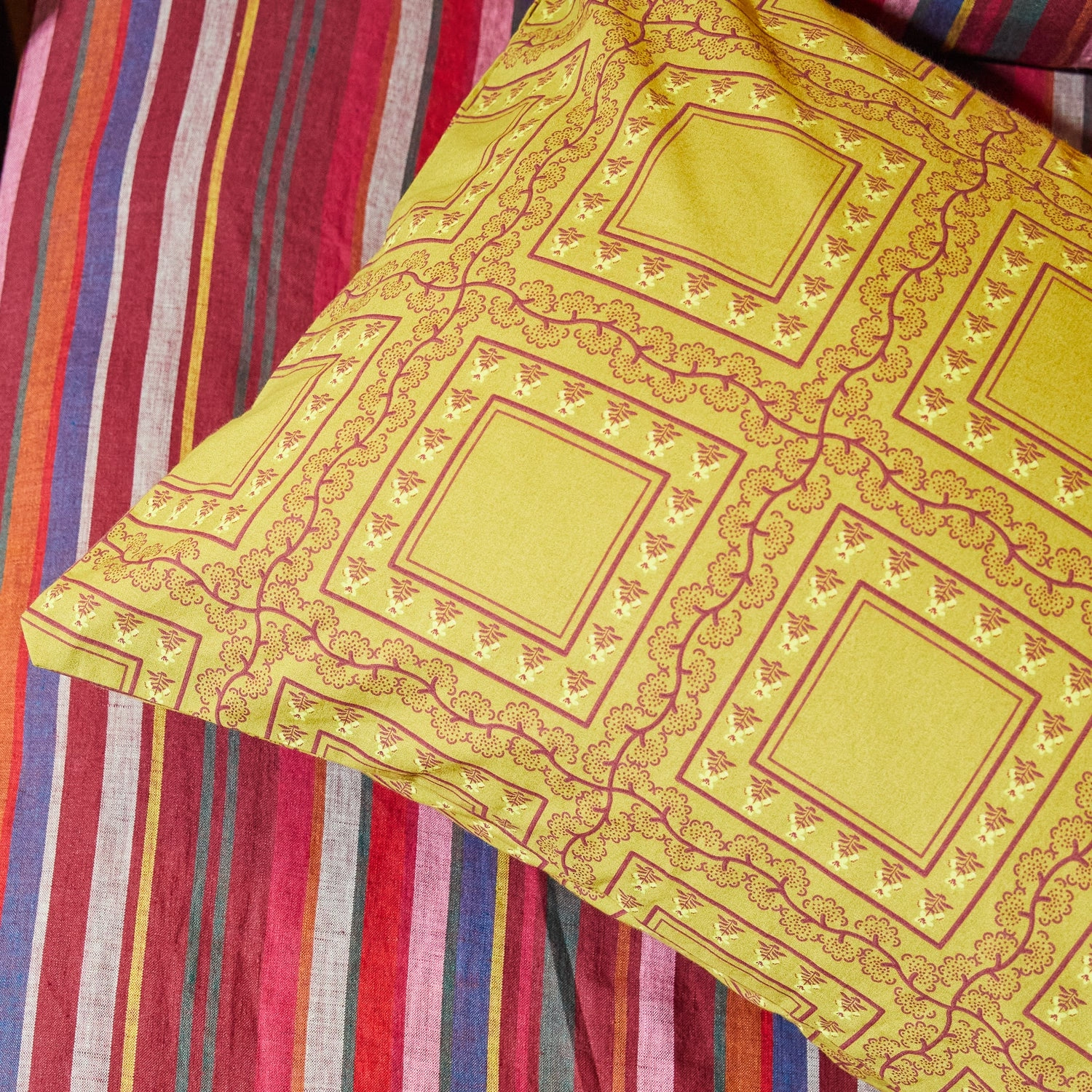 Orson Cotton Pillowcase Set - Olive