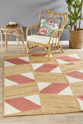 Parade 111 Rug (Coral) by Rug Culture