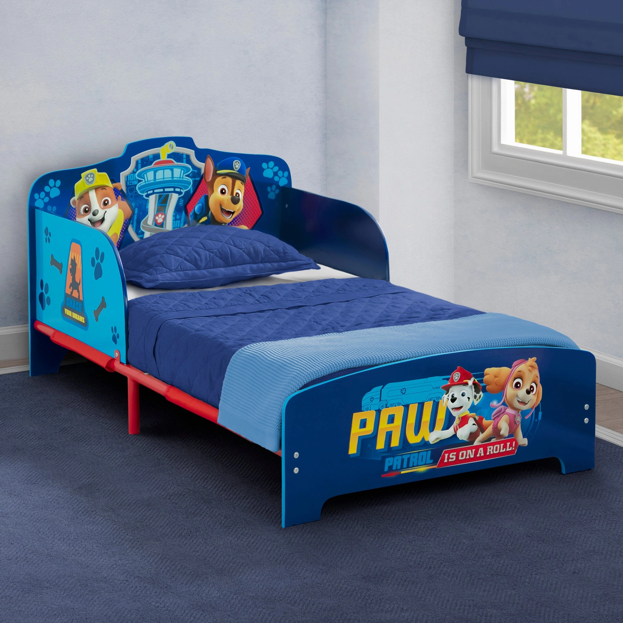 PAW Patrol Wood & Metal Toddler Bed