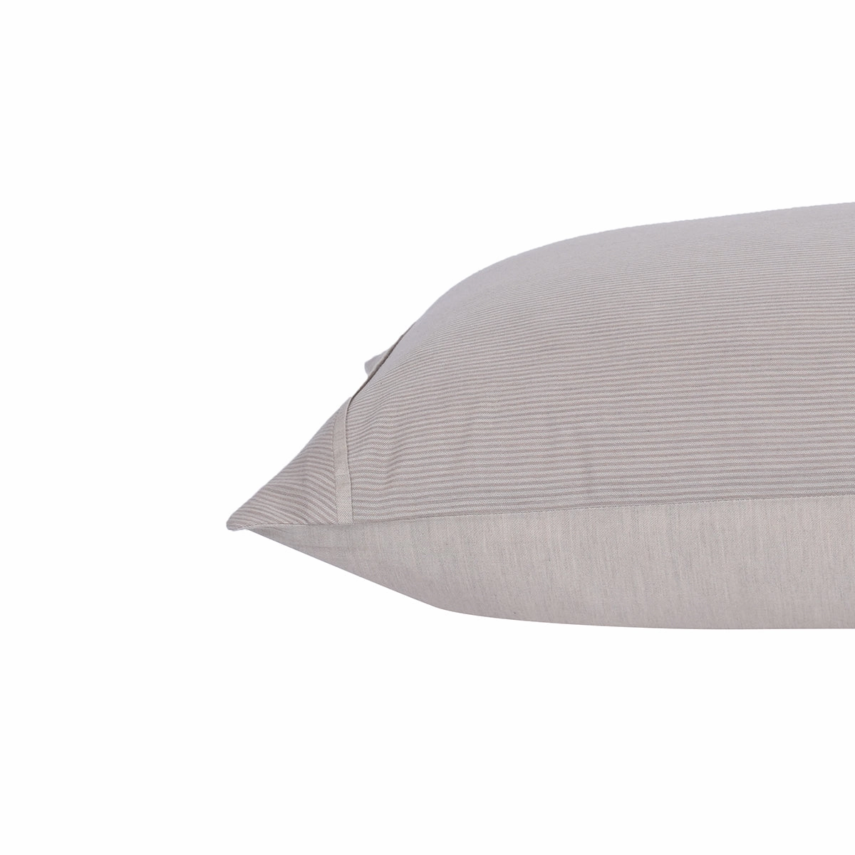 Pin Stripe Made With Egyption Cotton Ultra Soft Beige Pillow Case Set