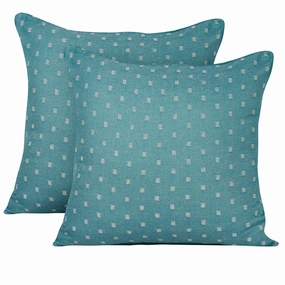 Plain Board Woven 2PC Pillow Sham Set