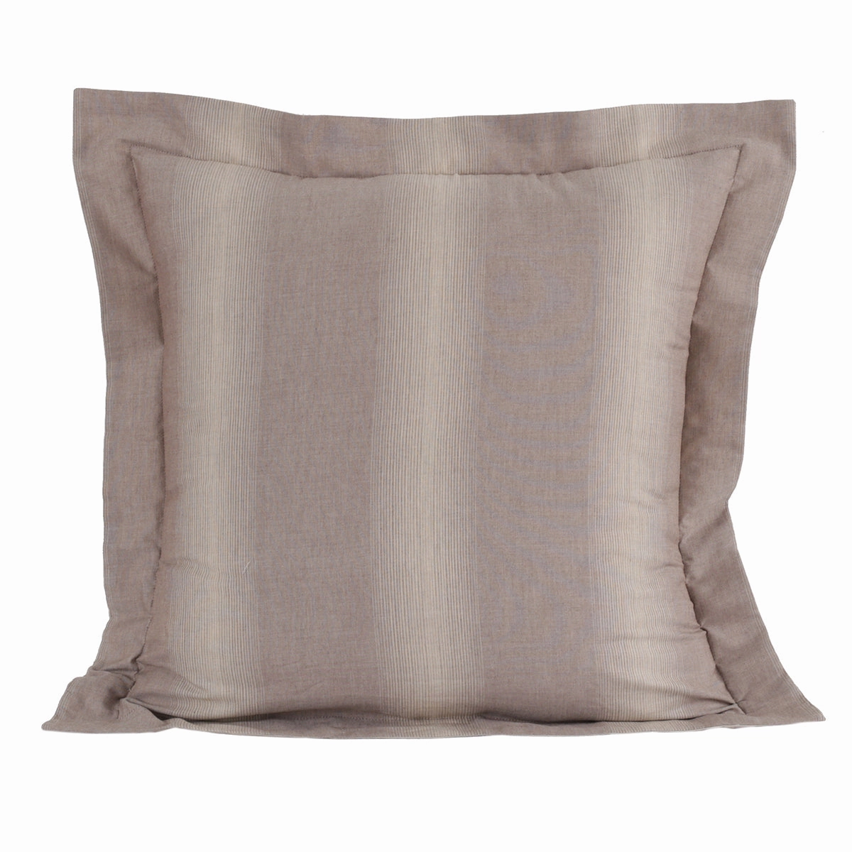 Rhythmic Stripe 100% Natural Egyptian Cotton Woven 2PC Pillow Case Euro Set