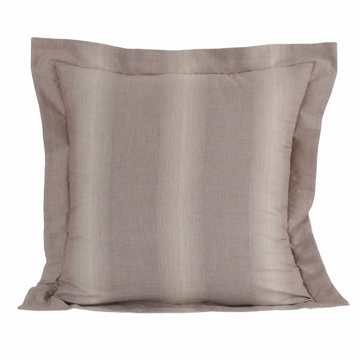 Rhythmic Stripe 100% Natural Egyptian Cotton Woven 2PC Pillow Case Euro Set