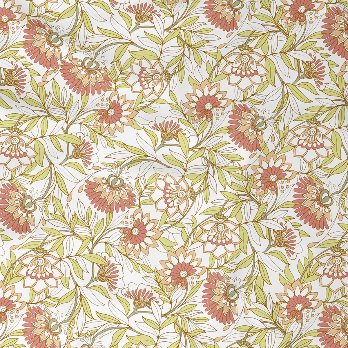 Royal Botanic 144TC Cotton Bed Sheet With Pillow Case