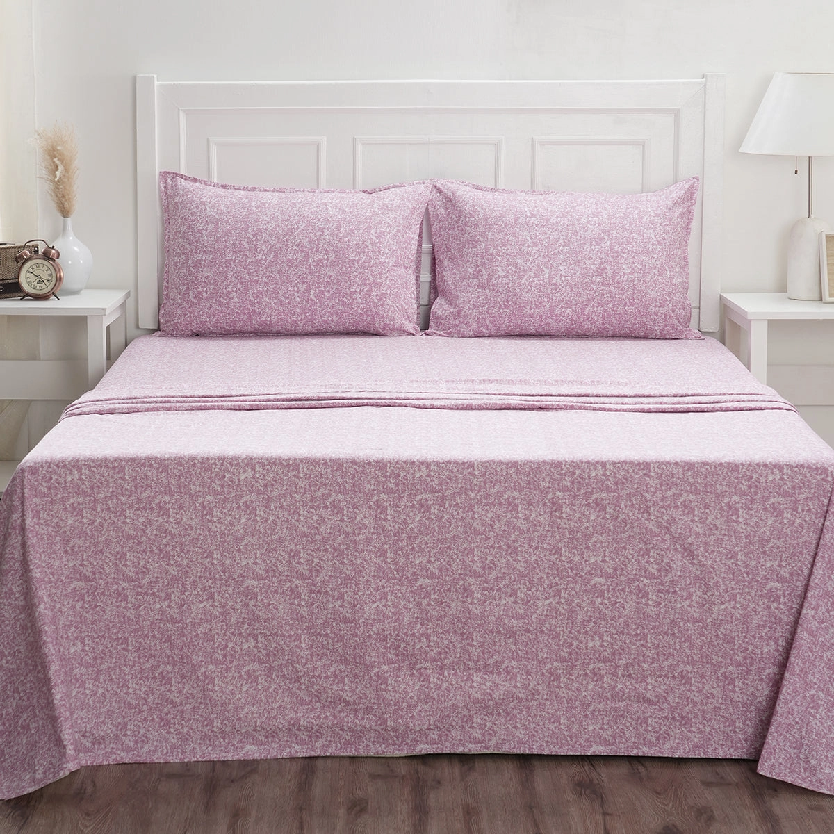 Royal Botanic 144TC Cotton Bed Sheet With Pillow Case