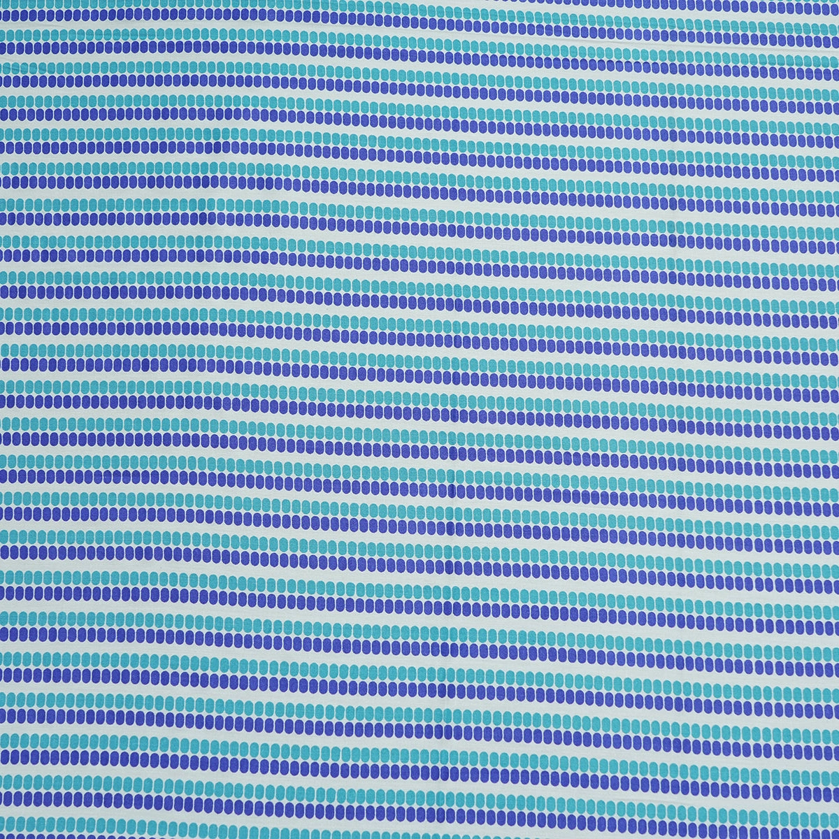 Royal Botanic 200 TC Modern Geo Teal 100% Cotton Bed Sheet With Pillow Case