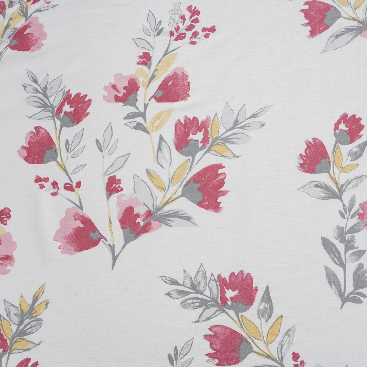 Royal Botanic Floral Leaves Print 200 TC  Multi 100% Cotton Bed Sheet With Pillow Case