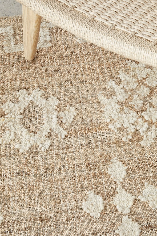 Sahara Carla Rug (Natural) by Rug Culture