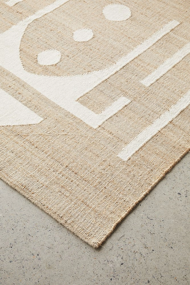 Sahara Zelda Rug (Natural) by Rug Culture