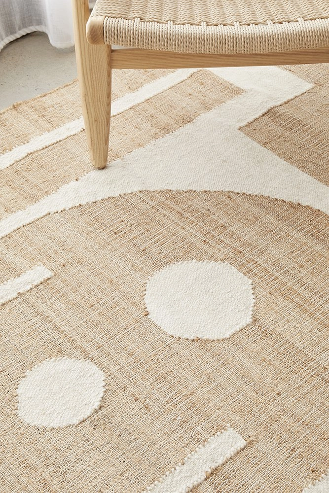 Sahara Zelda Rug (Natural) by Rug Culture