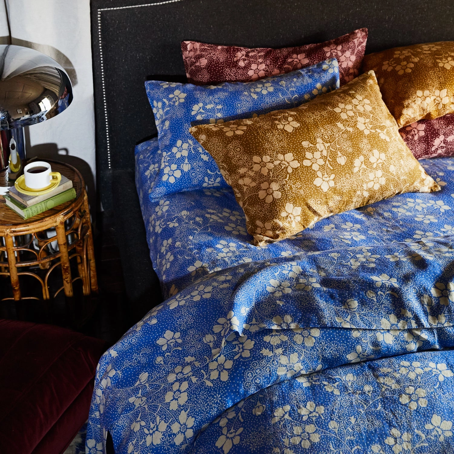 Salina Linen Pillowcase Set - Lapis