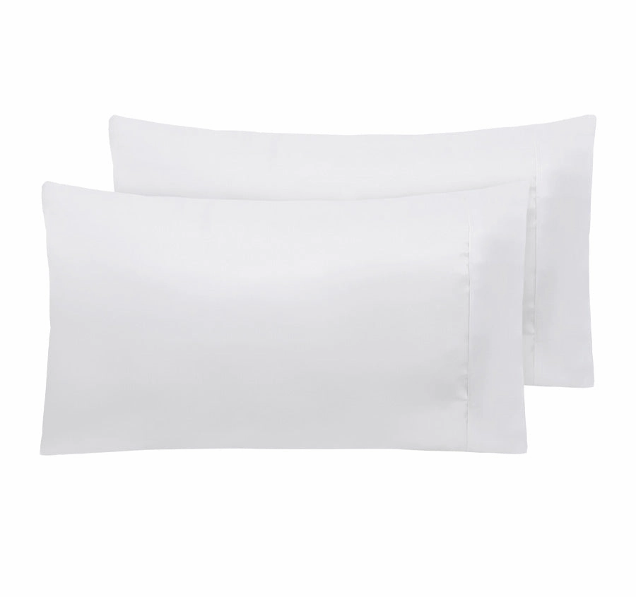 Satin Standard Pillowcase Pair White
