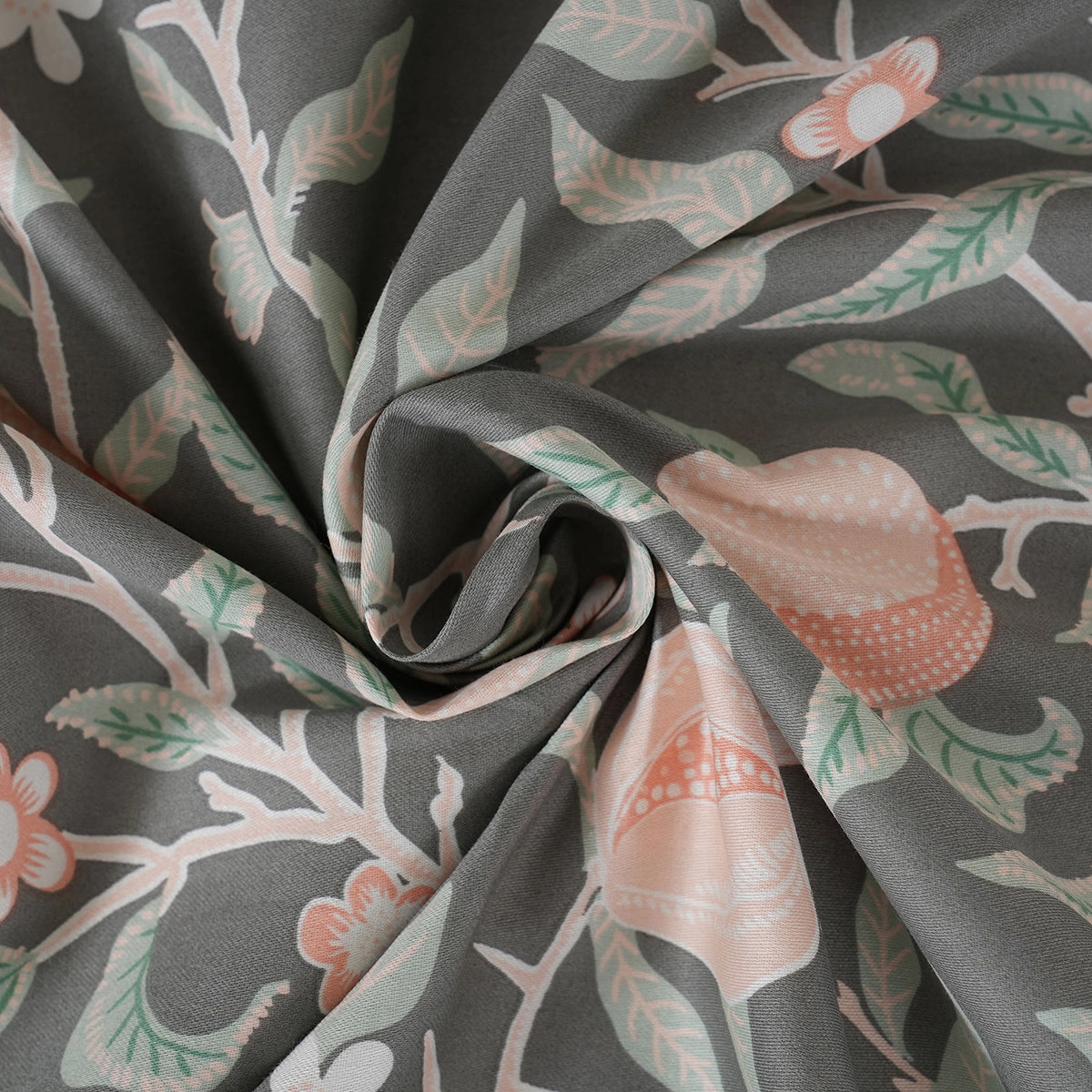 Sensory Bloom Granada 100% Cotton Green Bed Sheet with Pillow Case