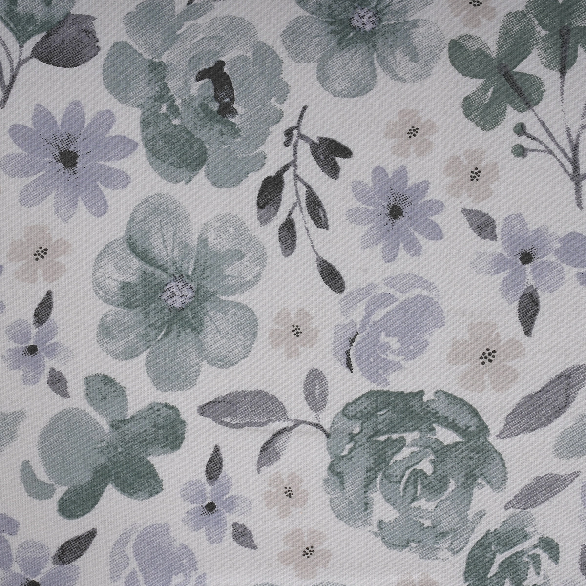 Sensory Bloom Petalyn 100% Cotton Blue Bed Sheet with Pillow Case