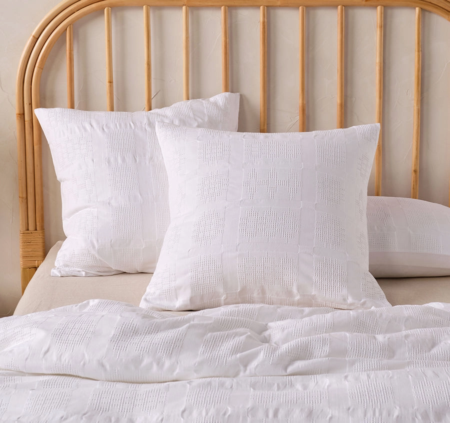 Seren European Pillowcase White