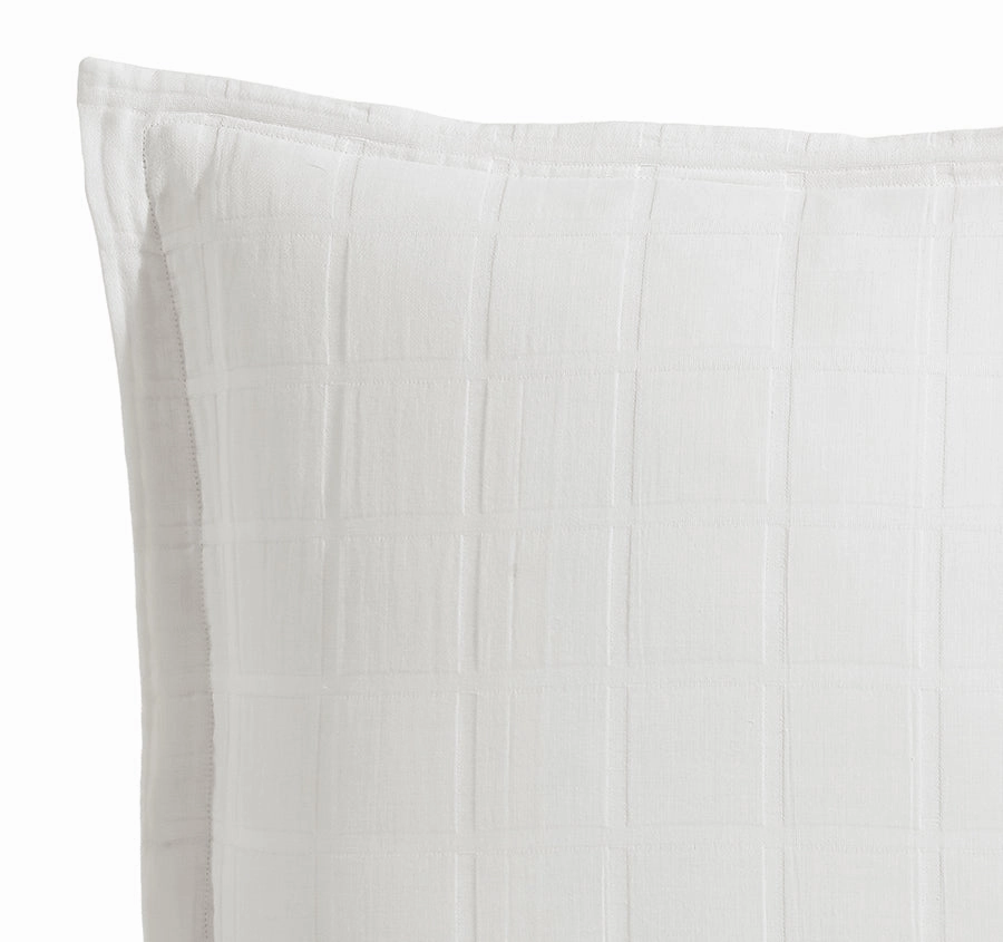 Sierra European Pillowcase White