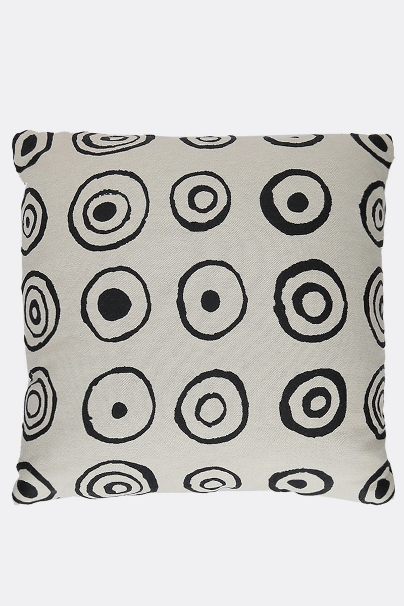 signature circles jacquard pillow