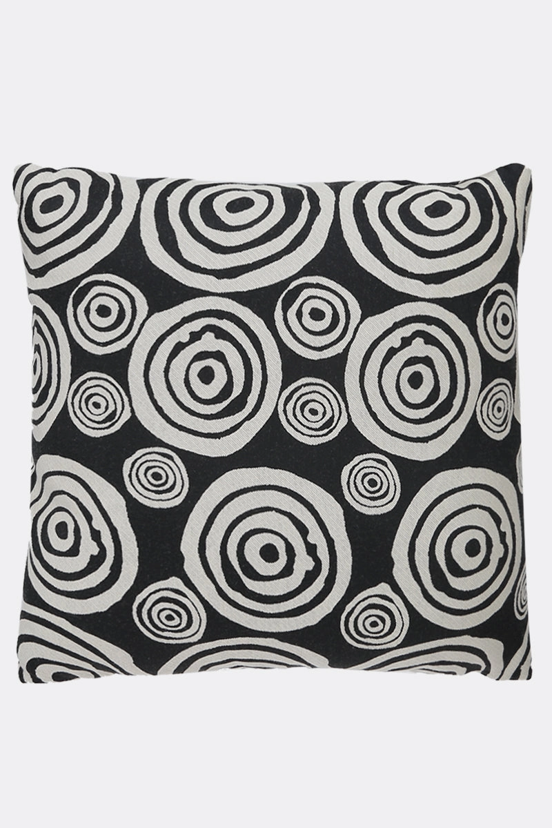 signature circles jacquard pillow