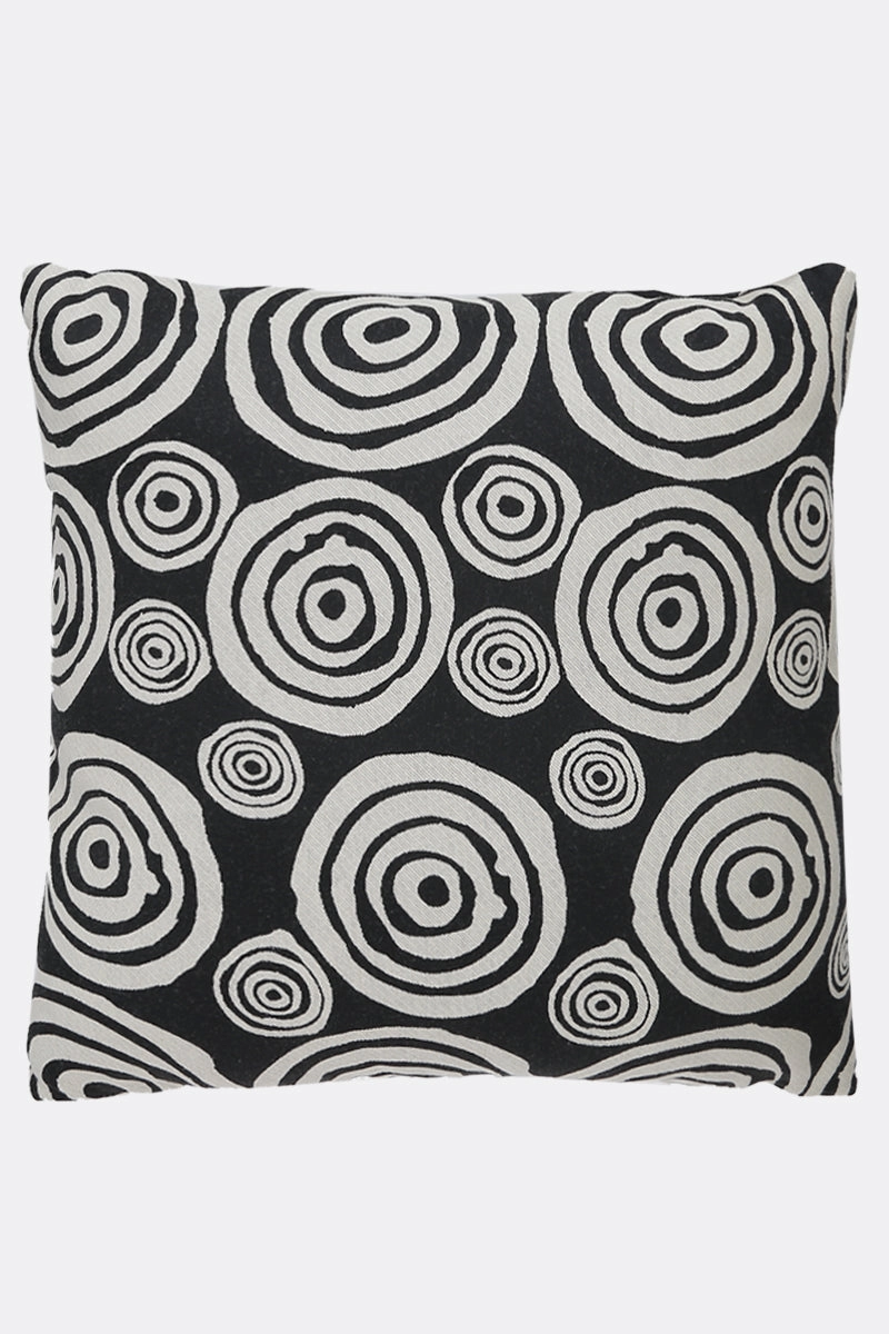 signature circles jacquard pillow