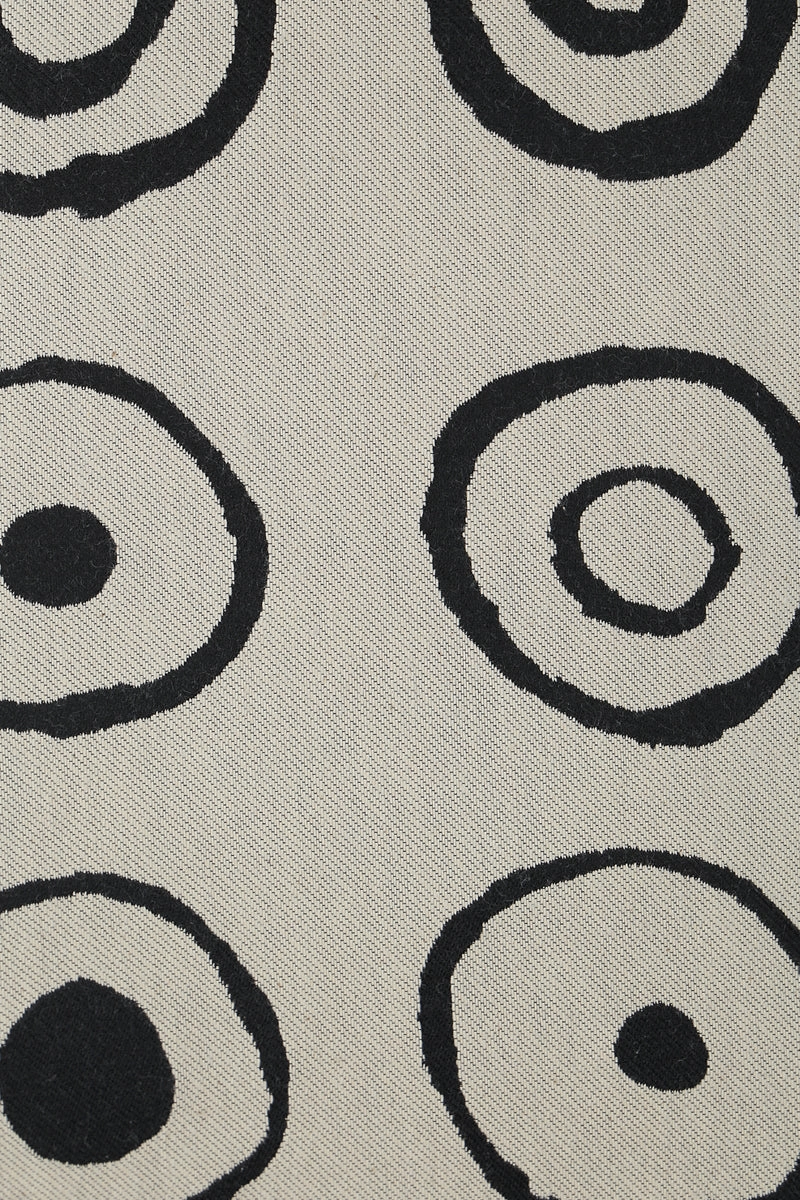 signature circles jacquard pillow